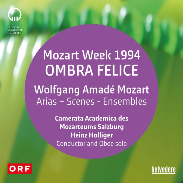 Mozart Week 1994 : Ombra felice - Front Cover