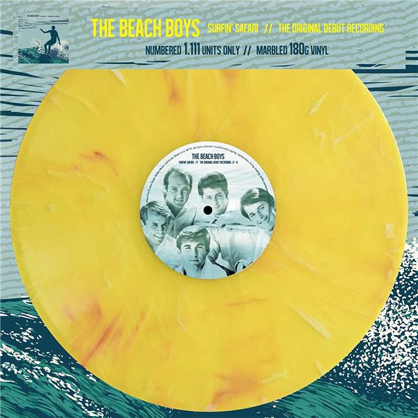 SURFIN SAFARI/THE ORIGINAL DEBUT RECORDINGS - Front Cover