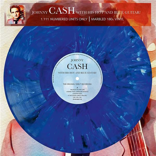 WITH HIS HOT AND BLUE GUITAR ! - Front Cover
