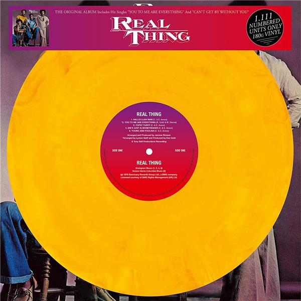 REAL THING/180 GR GATEFOLD SLEEVE JAUNE - Front Cover