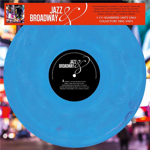 JAZZ & BROADWAY/180 GR GATEFOLD SLEEVE BLEU CLAIR - Front Cover