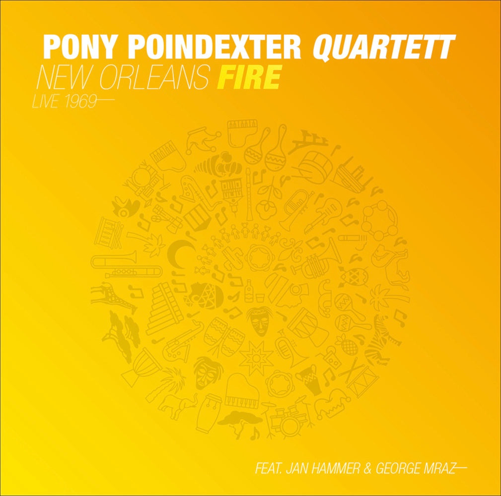 New Orleans Fire (Vinyle LP 180gr Gatefold) / Pony Poindexter Quartett feat. Jan Hammer & George Mraz - Front Cover