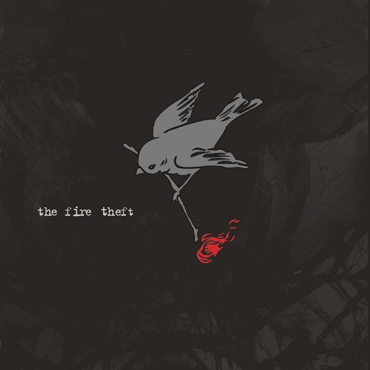 The Fire Theft/180g Clear Red With Black & White Marble Vinyl - Front Cover