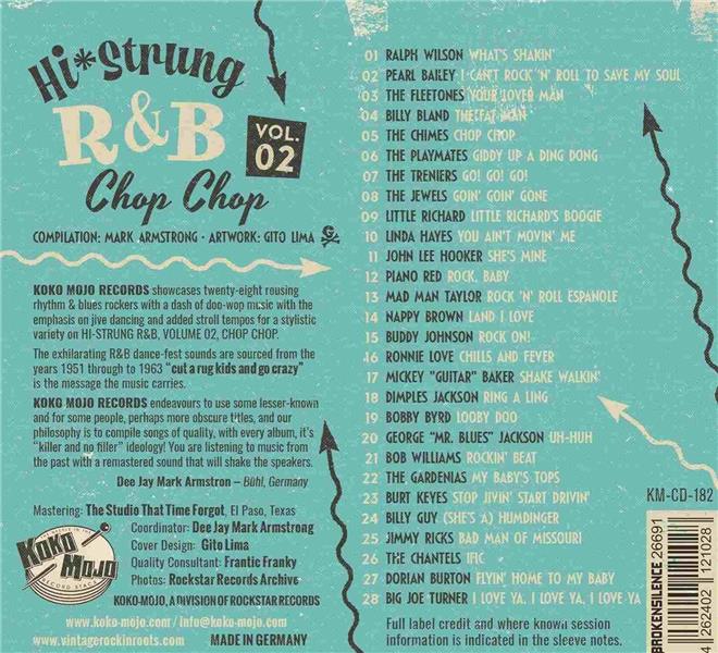 Hi Strung R&B Volume 2 / Chop Chop - Front Cover