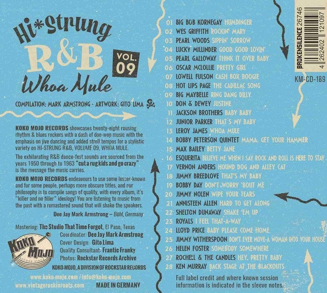 Hi Strung R & B Volume 9 - Whoa Mule - Front Cover