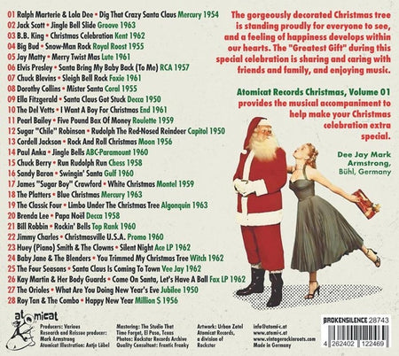 Atomicat Records Christmas Volume 1 - Front Cover