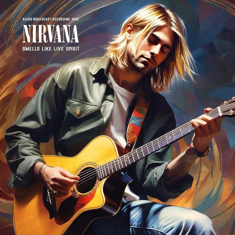 Smells Like Live Spirit - Radio Broadcast (Vinyle LP Bleu) / Nirvana - Front Cover