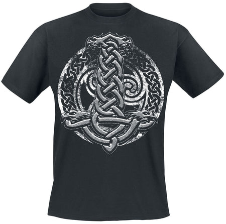T-Shirt Manches courtes Gothic de Axel Hermann - Celtic Shield - S à 5XL - pour Homme - noir - Axel Hermann