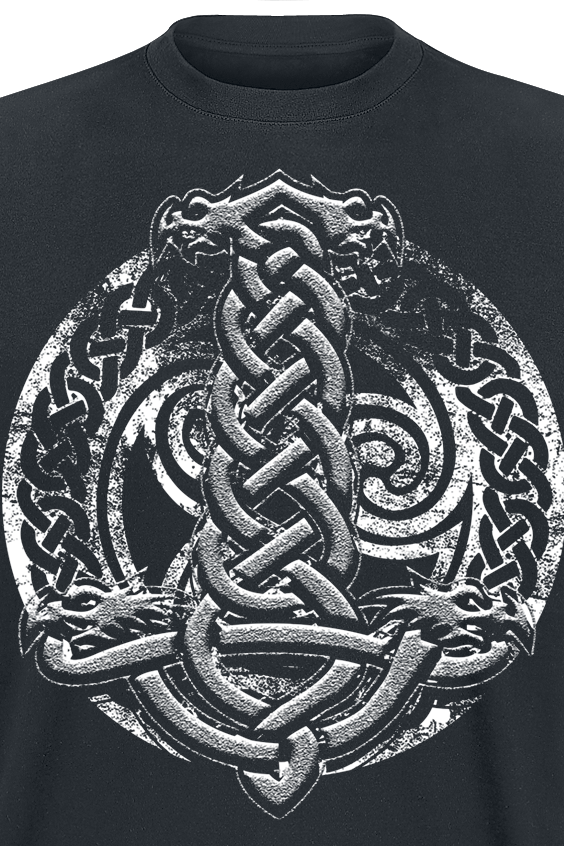 T-Shirt Manches courtes Gothic de Axel Hermann - Celtic Shield - S à 5XL - pour Homme - noir - Axel Hermann - View 2