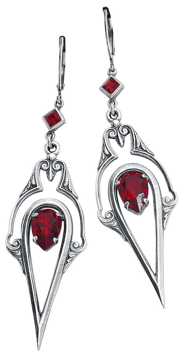Boucles d'oreilles Gothic de Krikor - Roter Dorn - pour Femme - couleur argent - Krikor
