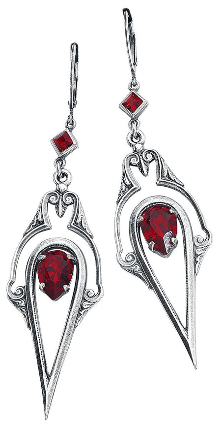 Boucles d'oreilles Gothic de Krikor - Roter Dorn - pour Femme - couleur argent - Krikor
