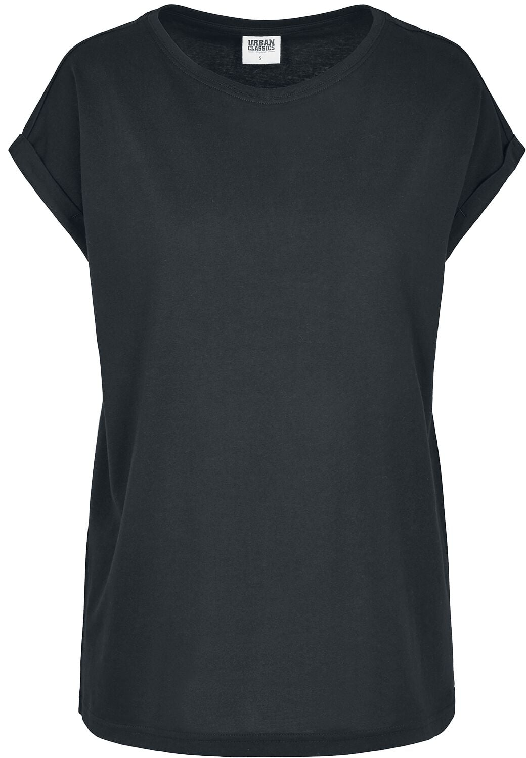 T-Shirt Manches courtes  de Urban Classics - T-Shirt Organique Femme - XS à 5XL - pour Femme - noir - Urban Classics