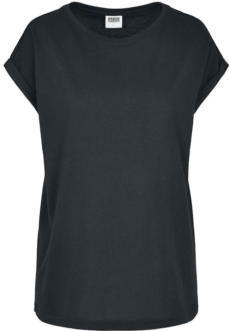 T-Shirt Manches courtes  de Urban Classics - T-Shirt Organique Femme - XS à 5XL - pour Femme - noir - Urban Classics