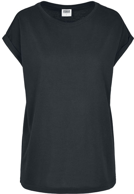 T-Shirt Manches courtes  de Urban Classics - T-Shirt Organique Femme - XS à 5XL - pour Femme - noir - Urban Classics