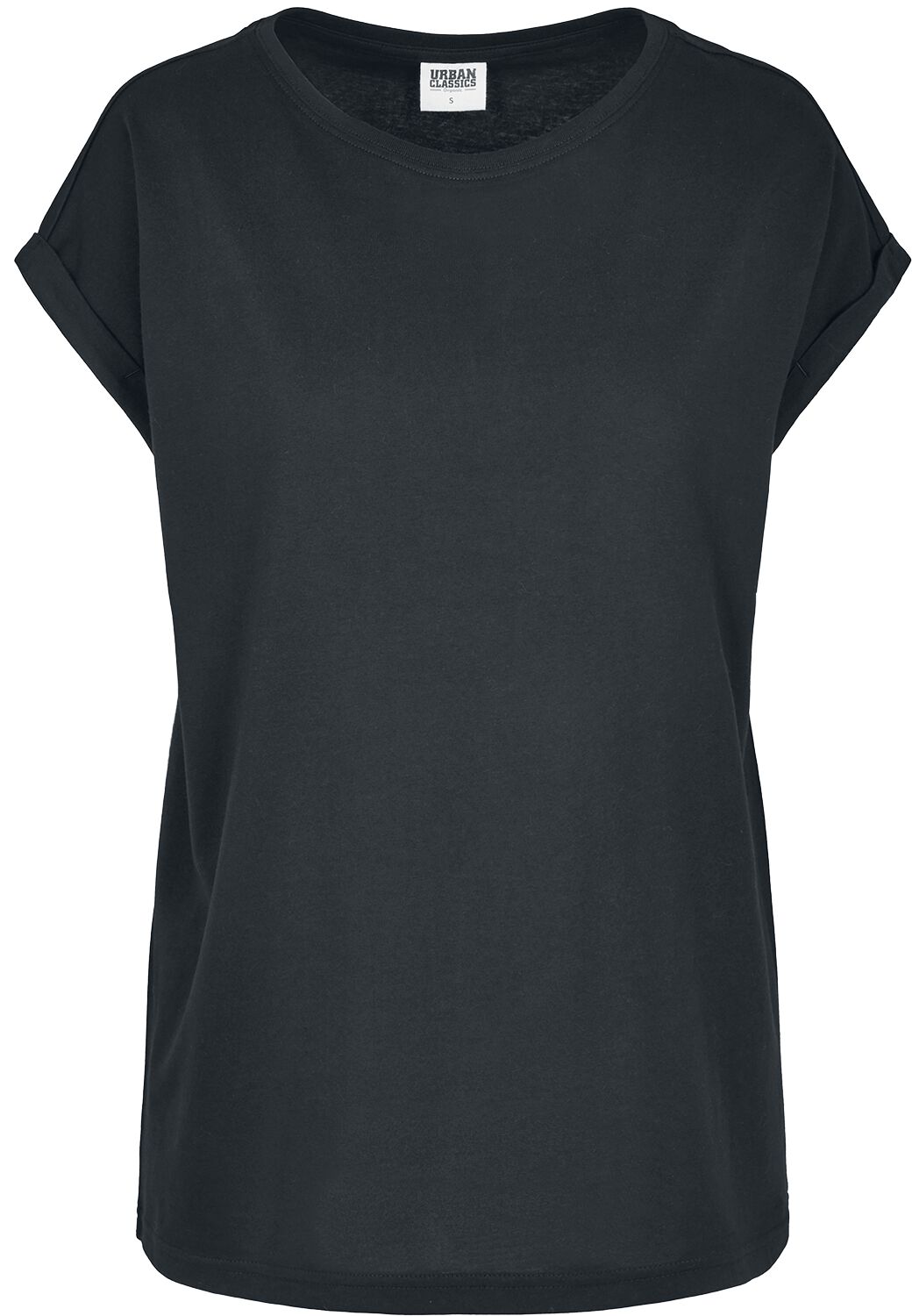 T-Shirt Manches courtes  de Urban Classics - T-Shirt Organique Femme - XS à 5XL - pour Femme - noir - Urban Classics