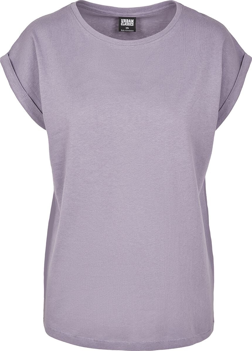 T-Shirt Manches courtes  de Urban Classics - T-shirt Manches Larges Femme - XS à M - pour Femme - lilas - Urban Classics