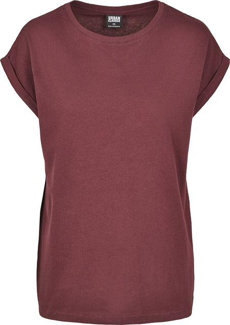 T-Shirt Manches courtes  de Urban Classics - T-shirt Manches Larges Femme - XS à XXL - pour Femme - lie-de-vin - Urban Classics