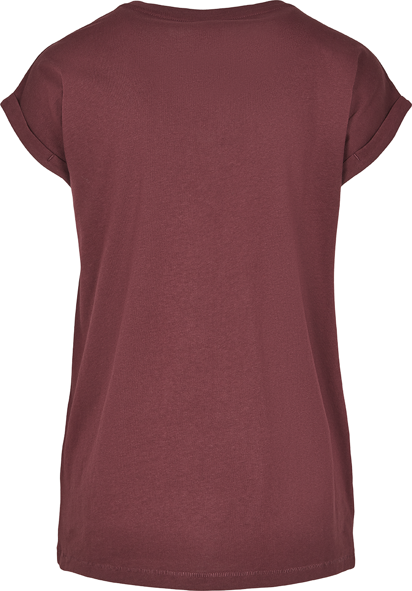 T-Shirt Manches courtes  de Urban Classics - T-shirt Manches Larges Femme - XS à 4XL - pour Femme - lie-de-vin - Urban Classics - View 2
