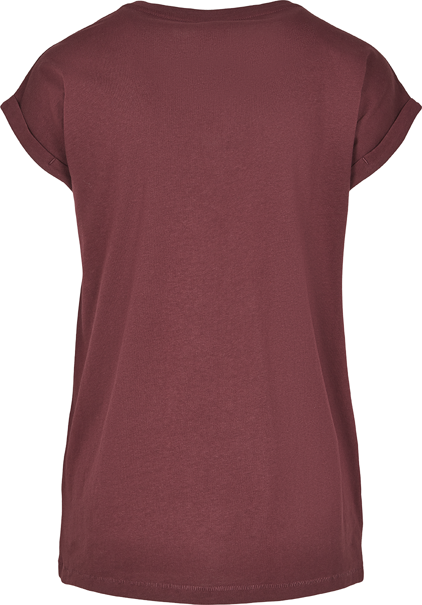 T-Shirt Manches courtes  de Urban Classics - T-shirt Manches Larges Femme - XS à XXL - pour Femme - lie-de-vin - Urban Classics - View 2