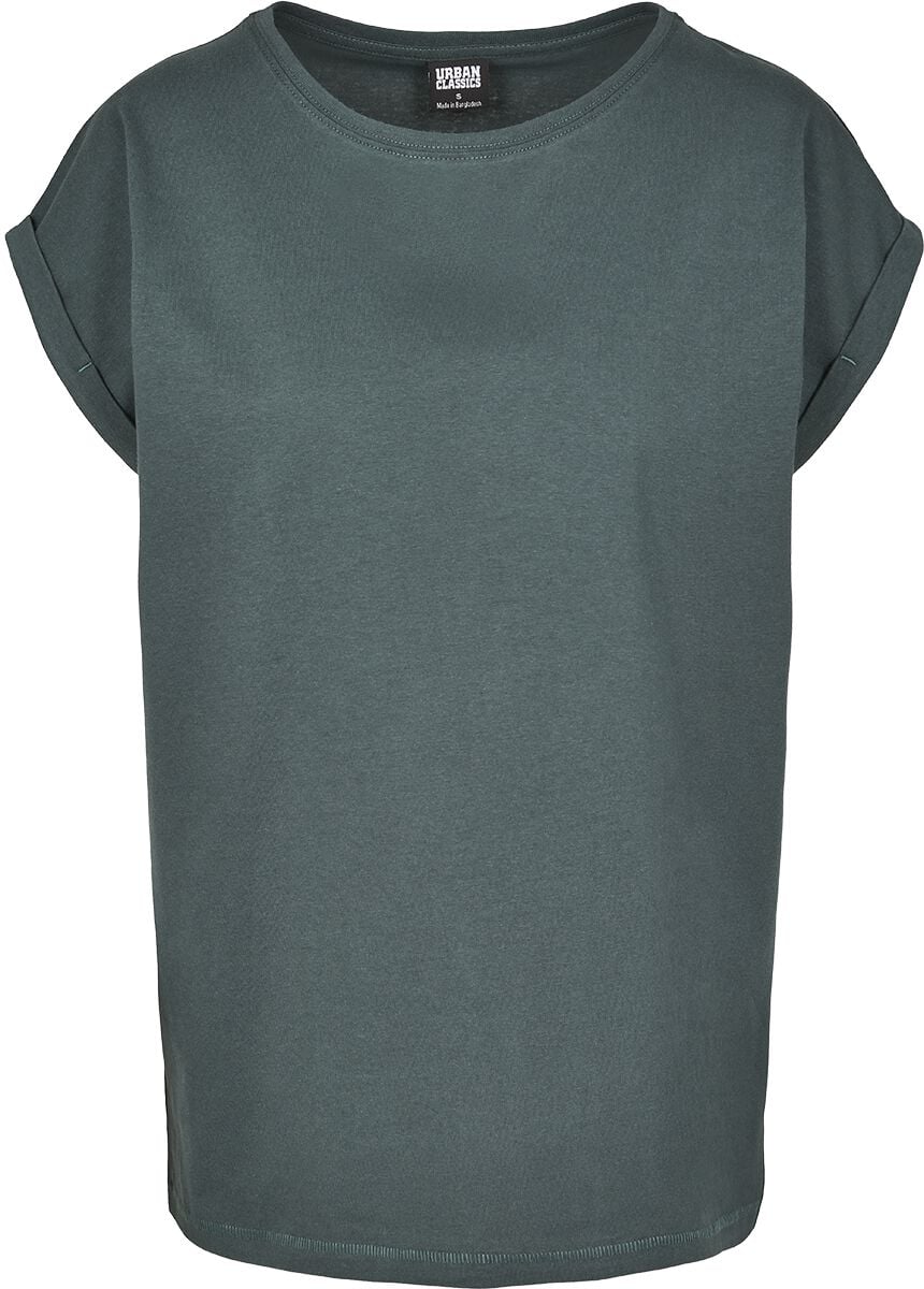 T-Shirt Manches courtes  de Urban Classics - T-shirt Manches Larges Femme - XS à 5XL - pour Femme - vert bouteille - Urban Classics