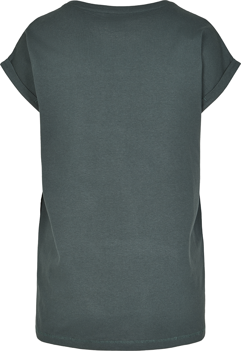 T-Shirt Manches courtes  de Urban Classics - T-shirt Manches Larges Femme - XS à 4XL - pour Femme - vert bouteille - Urban Classics - View 2