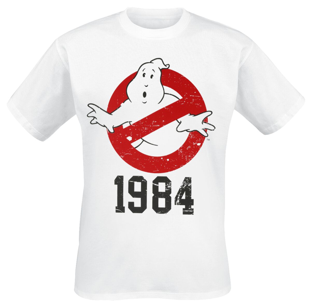 T-Shirt Manches courtes  de SOS Fantômes - 1984 - S à XXL - pour Homme - blanc - SOS Fantômes