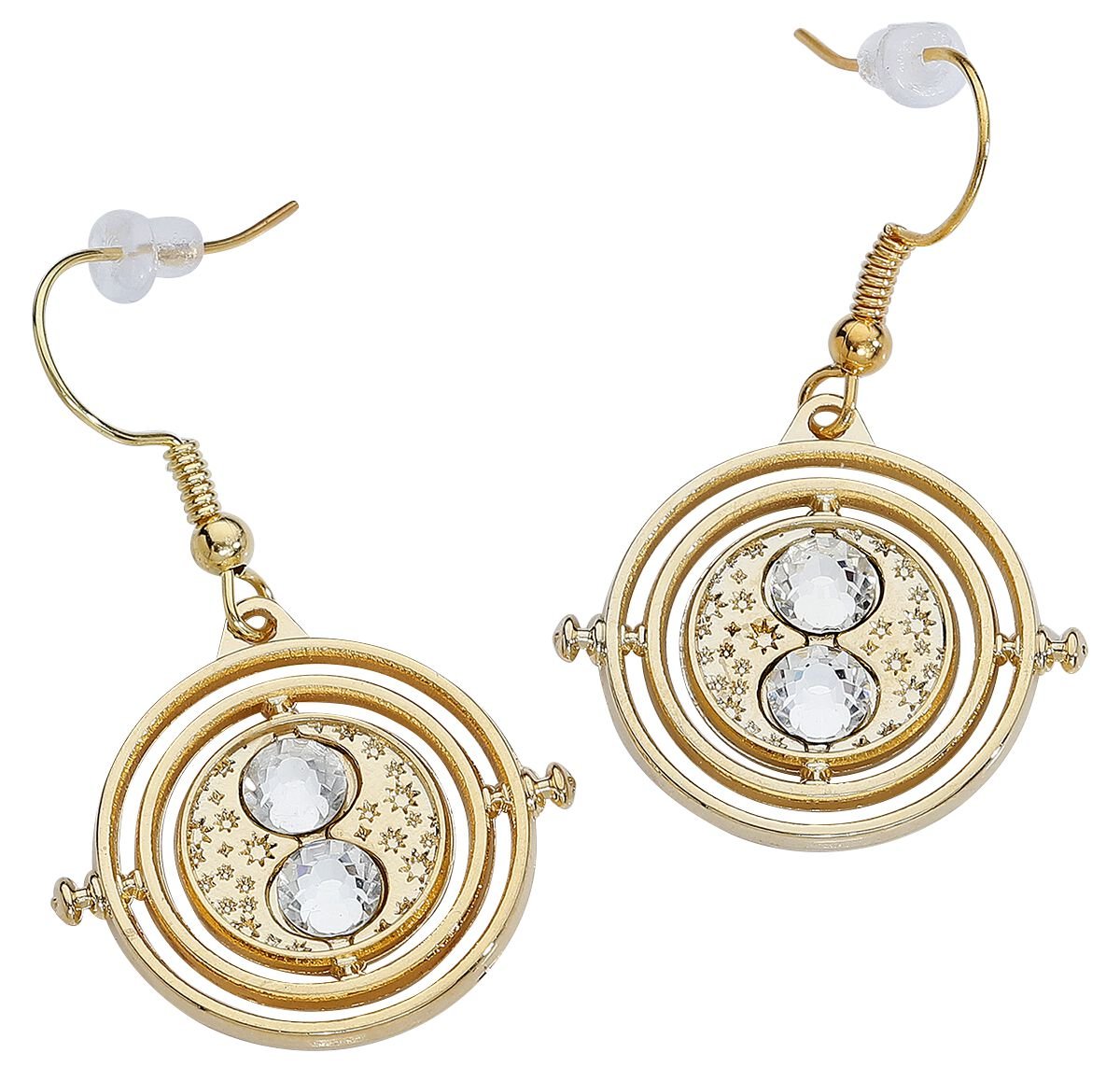 Boucles d'oreilles  de Harry Potter - Le Retourneur De Temps d'Hermione - pour Femme - couleur or - Harry Potter