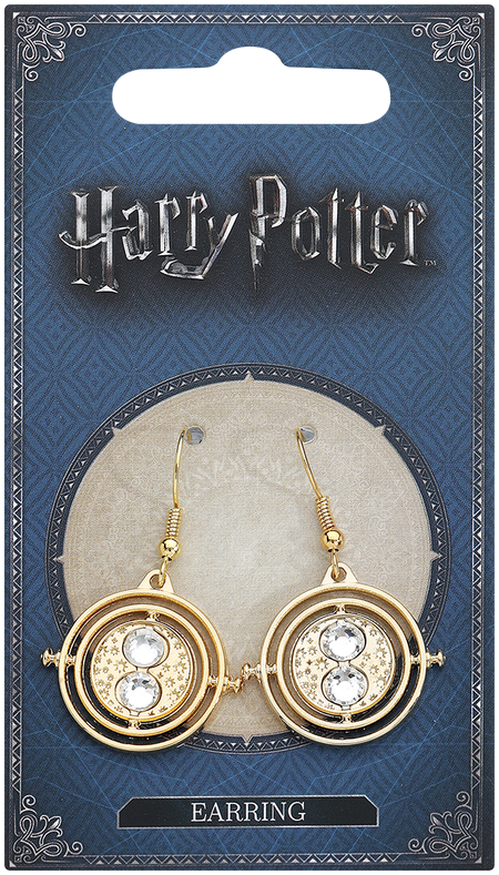 Boucles d'oreilles  de Harry Potter - Le Retourneur De Temps d'Hermione - pour Femme - couleur or - Harry Potter - View 2
