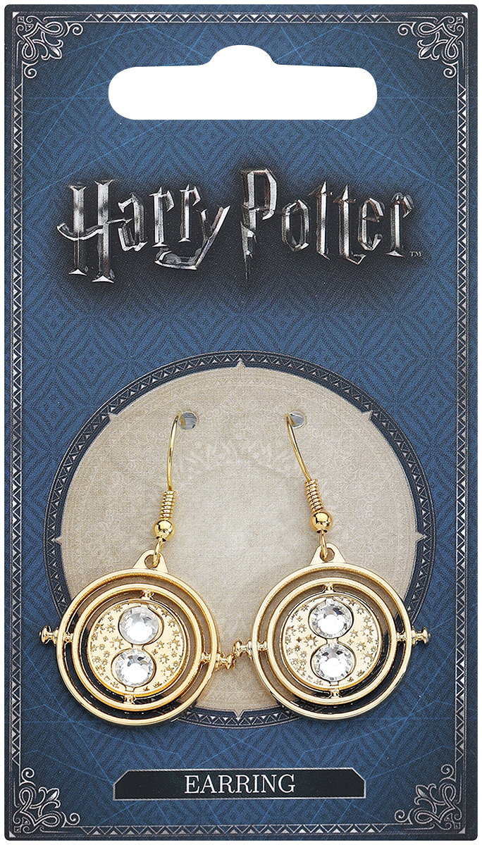 Boucles d'oreilles  de Harry Potter - Le Retourneur De Temps d'Hermione - pour Femme - couleur or - Harry Potter - View 2