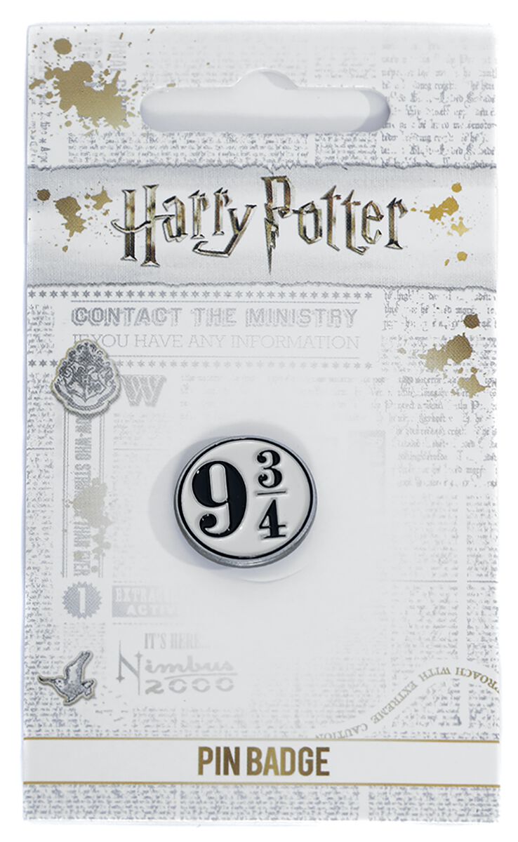 Pin's  de Harry Potter - Voie 9 3/4 - pour Unisexe - couleur argent - Harry Potter