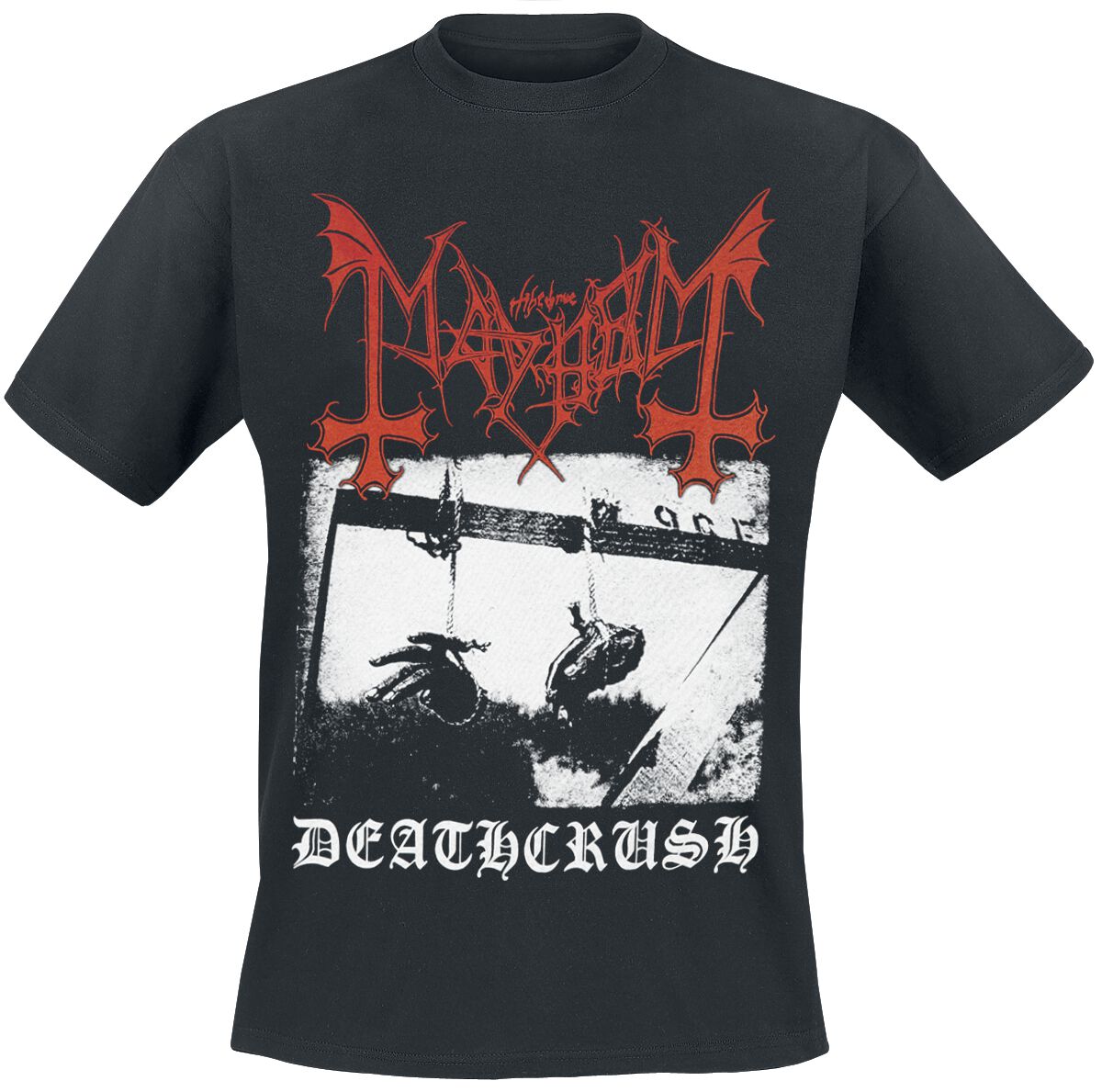 T-Shirt Manches courtes  de Mayhem - Deathcrush - M à XXL - pour Homme - noir - mayhem