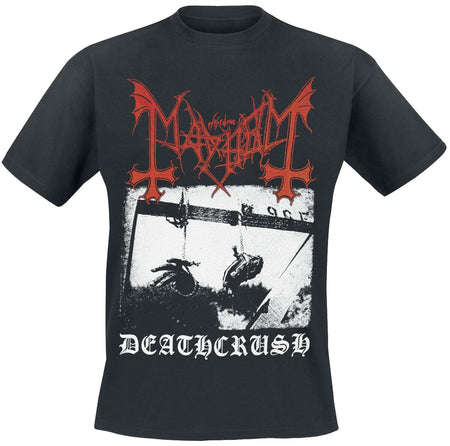 T-Shirt Manches courtes  de Mayhem - Deathcrush - M à XXL - pour Homme - noir - mayhem