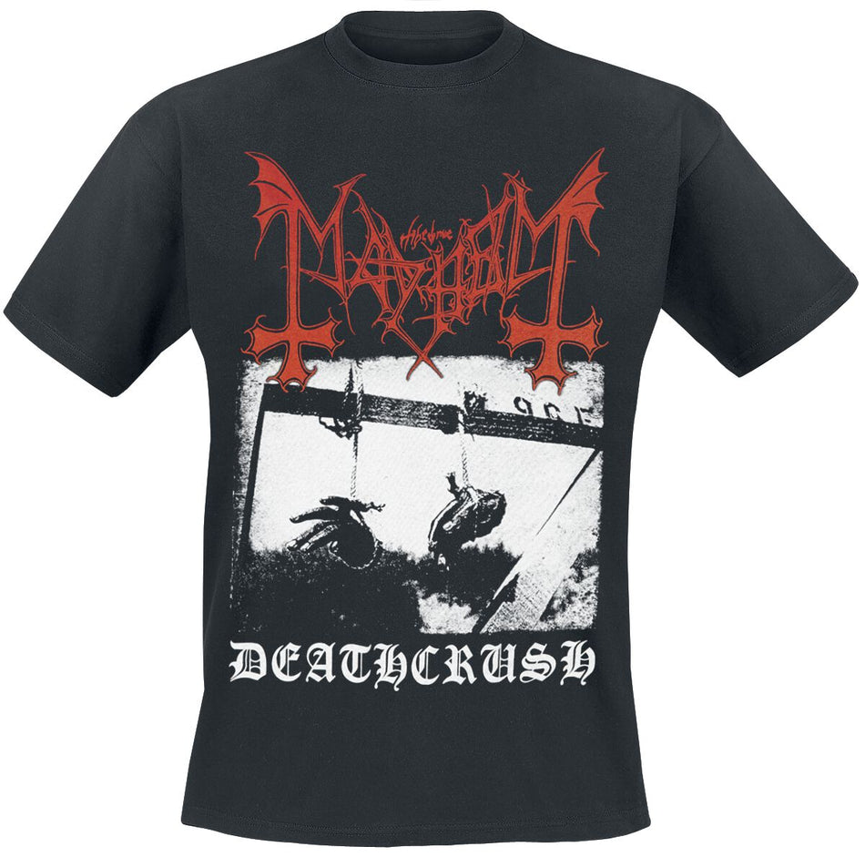 T-Shirt Manches courtes  de Mayhem - Deathcrush - M à XXL - pour Homme - noir - mayhem