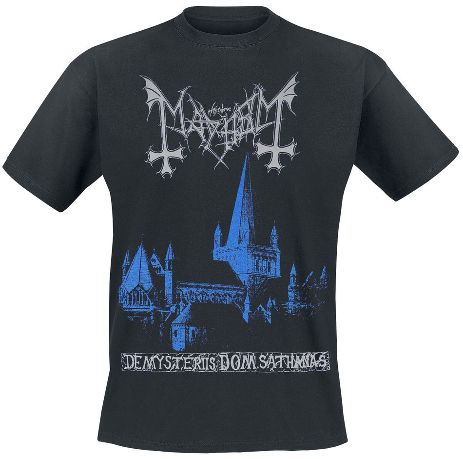 T-Shirt Manches courtes  de Mayhem - De Mysteriis Dom Sathanas - M à XXL - pour Homme - noir - mayhem