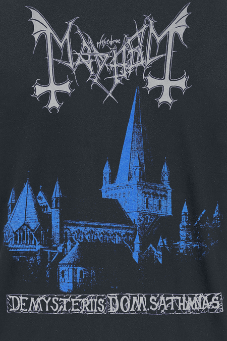 T-Shirt Manches courtes  de Mayhem - De Mysteriis Dom Sathanas - M à XXL - pour Homme - noir - mayhem - View 2