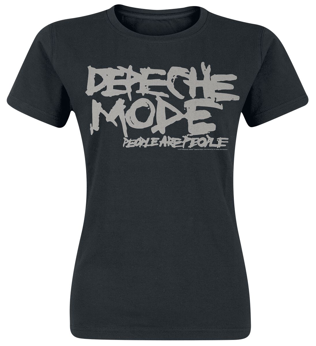 T-Shirt Manches courtes  de Depeche Mode - People Are People - S à XXL - pour Femme - noir - Depeche Mode