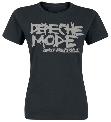 T-Shirt Manches courtes  de Depeche Mode - People Are People - S à XXL - pour Femme - noir - Depeche Mode