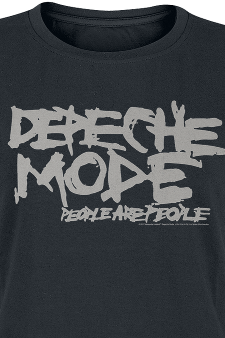 T-Shirt Manches courtes  de Depeche Mode - People Are People - S à XXL - pour Femme - noir - Depeche Mode - View 2