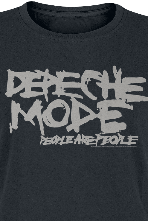 T-Shirt Manches courtes  de Depeche Mode - People Are People - S à XXL - pour Femme - noir - Depeche Mode - View 2
