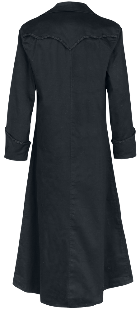 Manteau militaire Gothic de Altana Industries - Manteau Dark Brocade - M à XXL - pour Homme - noir - Altana Industries - View 2