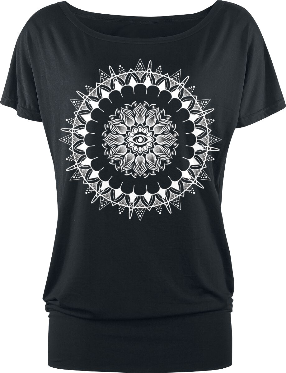 T-Shirt Manches courtes Gothic de Gothicana by EMP - Can You Read My Mind - S à 5XL - pour Femme - noir - Gothicana by EMP