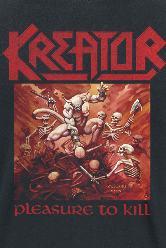 T-Shirt Manches courtes  de Kreator - Pleasure To Kill - S à XXL - pour Homme - noir - Kreator - View 2