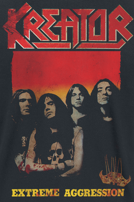 T-Shirt Manches courtes  de Kreator - Extreme aggression - S à XXL - pour Homme - noir - Kreator - View 2