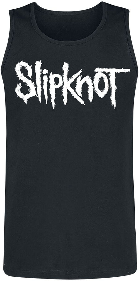 Débardeur  de Slipknot - White Logo - S à XL - pour Homme - noir - Slipknot