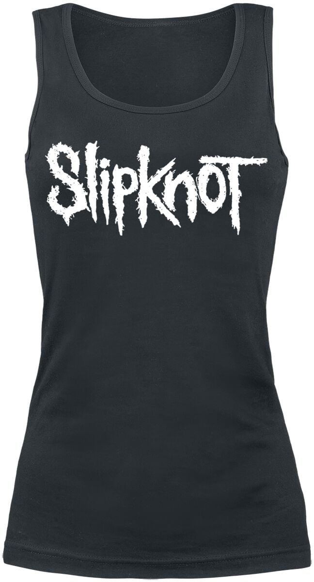 Top  de Slipknot - White Logo - S à XXL - pour Femme - noir - Slipknot