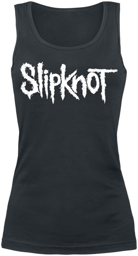 Top  de Slipknot - White Logo - S à XXL - pour Femme - noir - Slipknot