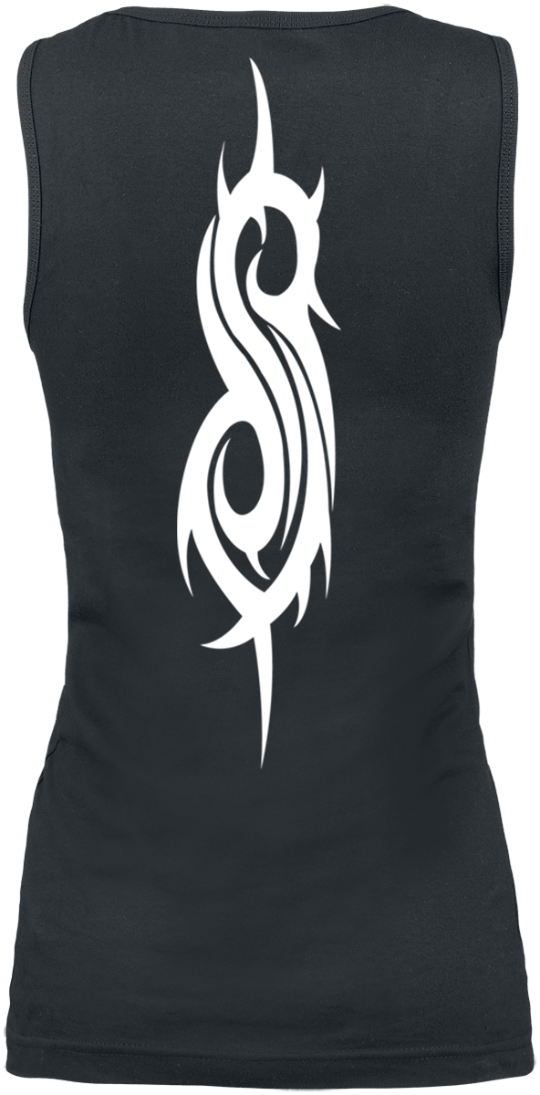Top  de Slipknot - White Logo - S à XXL - pour Femme - noir - Slipknot - View 2