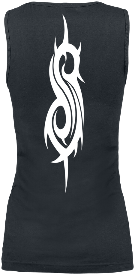 Top  de Slipknot - White Logo - S à XXL - pour Femme - noir - Slipknot - View 2