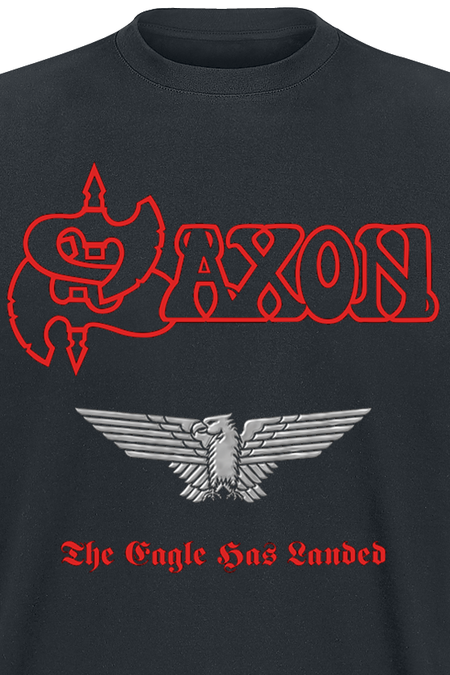T-Shirt Manches courtes  de Saxon - The Eagle Has Landed - M à XXL - pour Homme - noir - Saxon - View 2