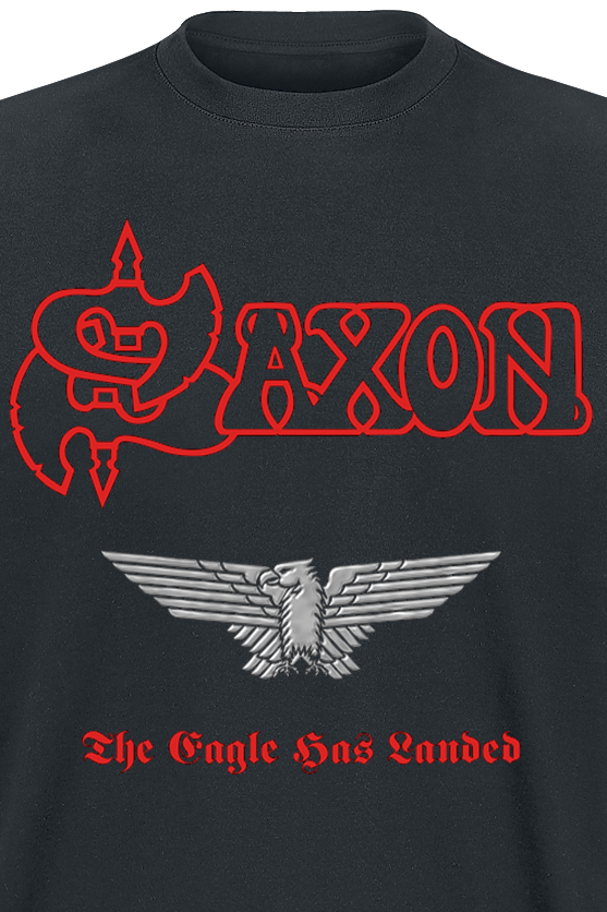 T-Shirt Manches courtes  de Saxon - The Eagle Has Landed - M à XXL - pour Homme - noir - Saxon - View 2